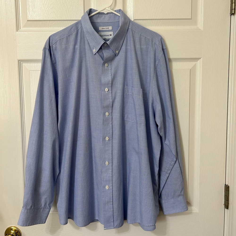 Saddlebred Blue Easy Care Dress Shirt